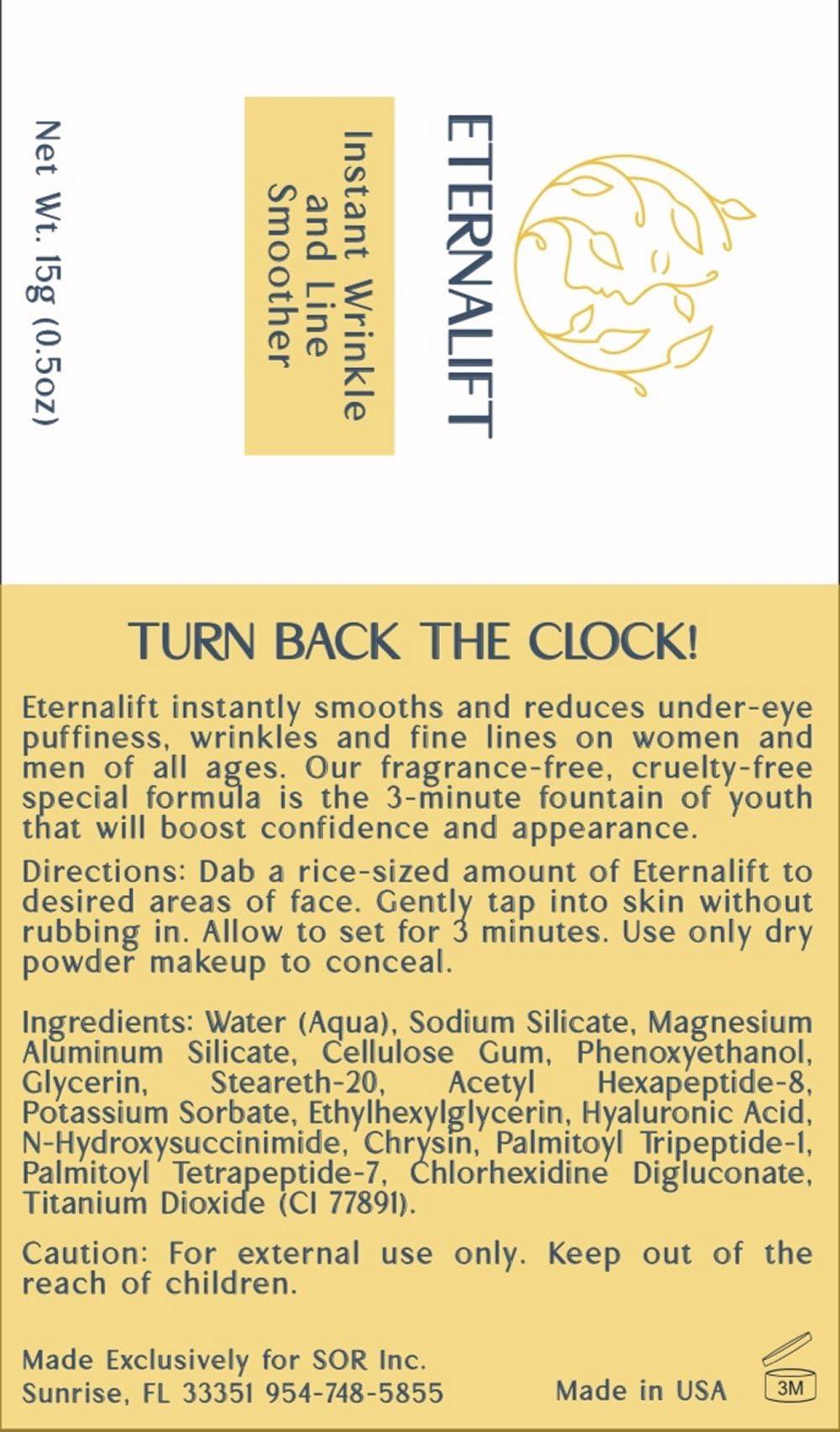 Generic Instant Eye Bag Puffiness And Wrinkle Remover Cream For Women And Men Made In The USA! Cruelty-Free