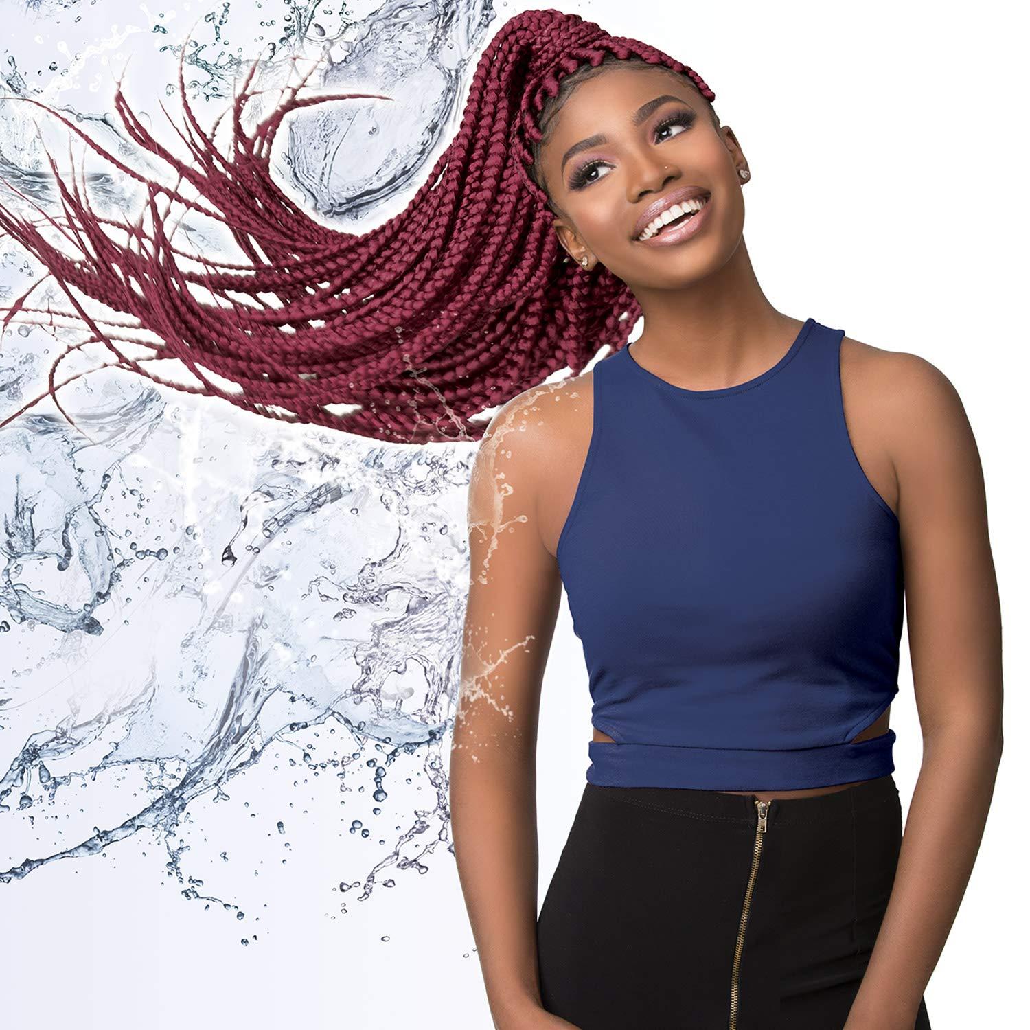 XPRESSION XPRESSION Sensationnel Synthetic Hair Braids 3X Ruwa Pre-Stretched Braid 24\" (7 Packs, SM1B/30)