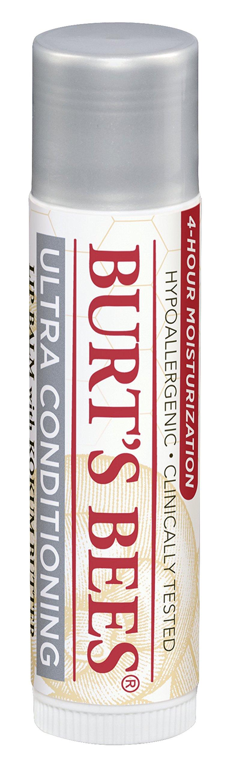 Burt's Bees Burt's Bees Lip Balm, Moisturizing Lip Care, for All Day Hydration, 100% Natural, Ultra Conditioning with Shea, Cocoa & Kokum Butter
