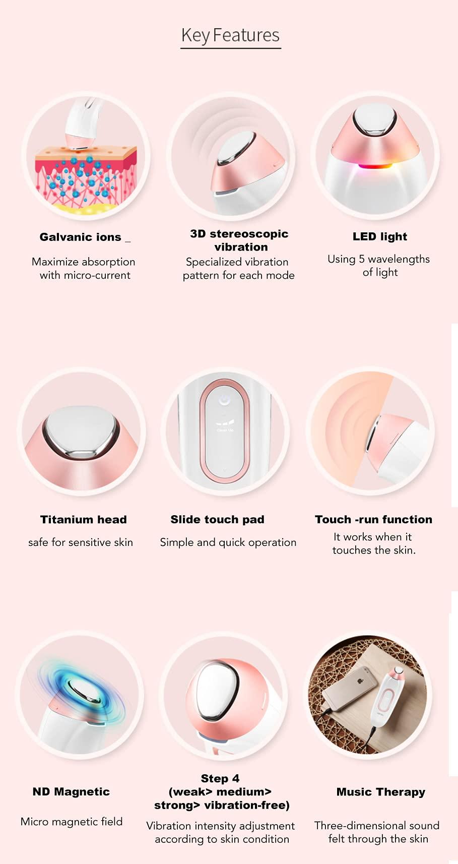 MDW Vanav Garbanic UP6 Beauty Device home skin care device all-in-one Garvanic