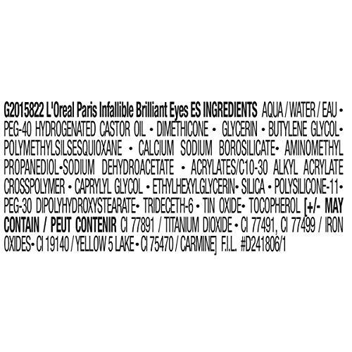 L'Oréal Paris L\'Oreal Paris Brilliant Eyes Shimmer Liquid Eye Shadow, Longwearing Lasting Shimmer, Crease Resistant, Flake-Proof, Precision Applicator, Quick Dry, Non-Greasy, Precious Lava, 0.1 oz.