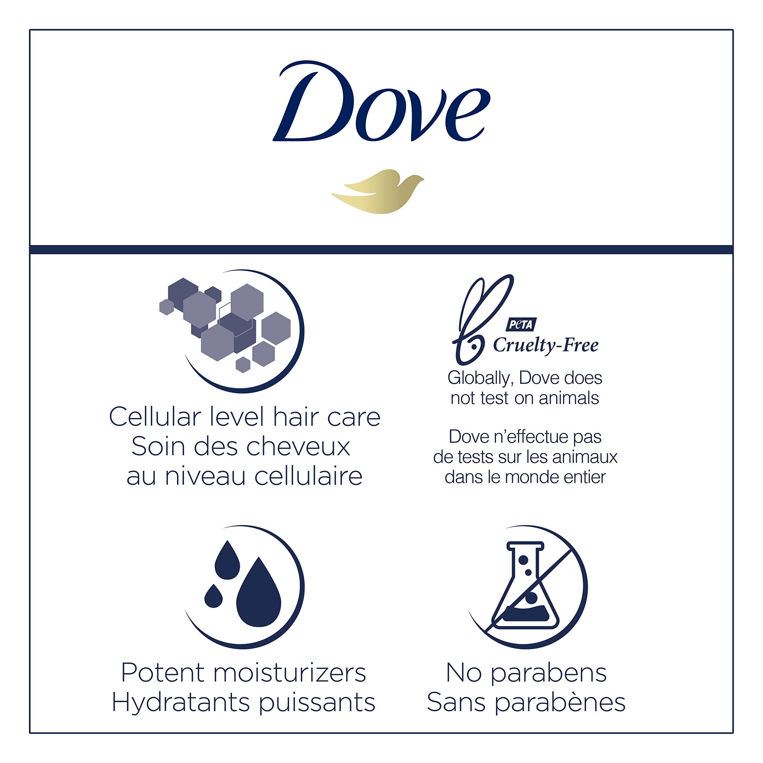 Dove Dove Hair Therapy Serum + Conditioner Rescue & Protect Hair Care For Split Ends and Damaged Hair Visibly Repairs Hair in 1 Minute 33.8 fl oz