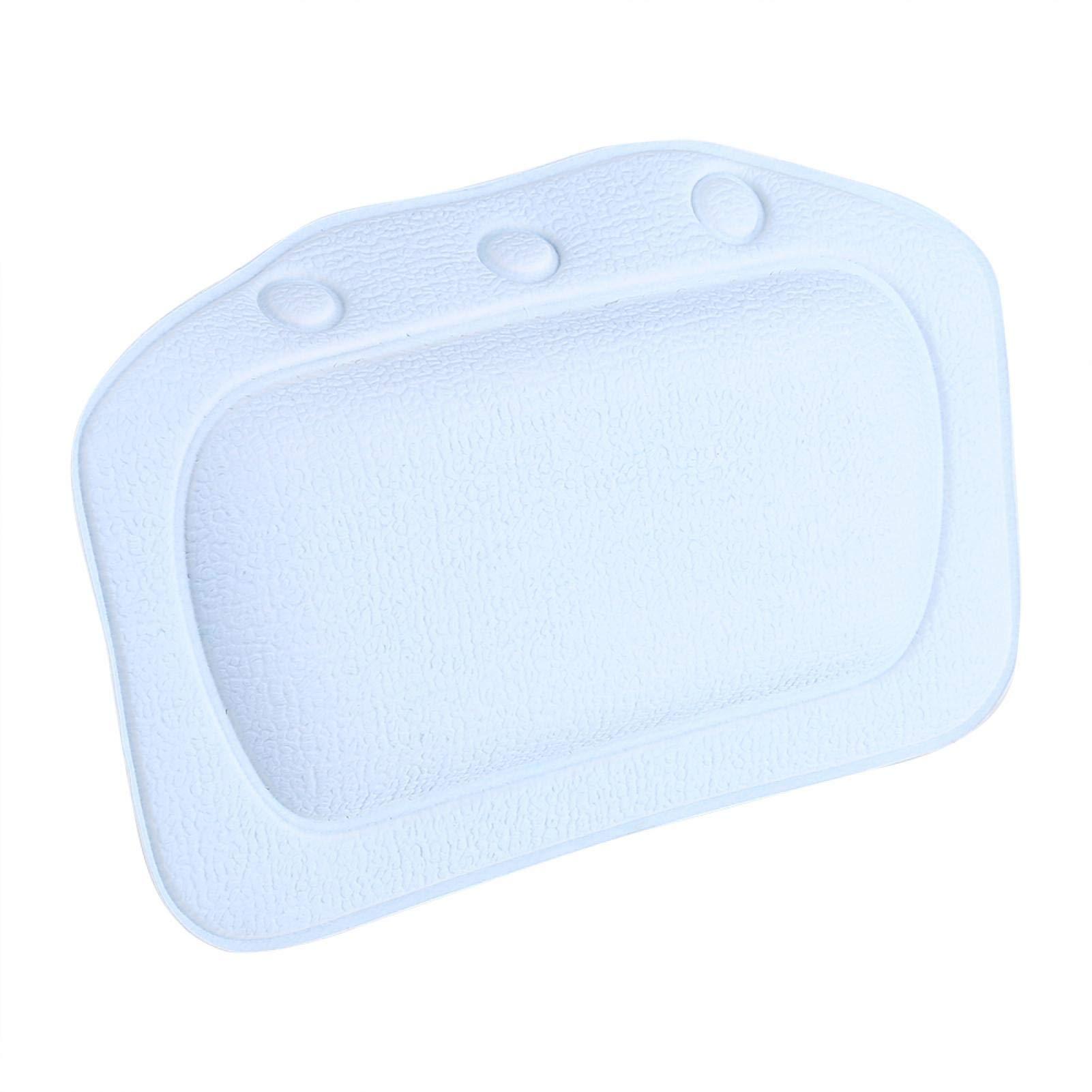 Alvinlite Alvinlite Bathtub Pillow, Soft Foam Padded Spa Bath Pillow Tub Headrest Neck Back Shoulder Support Cushion #01 (Blue)