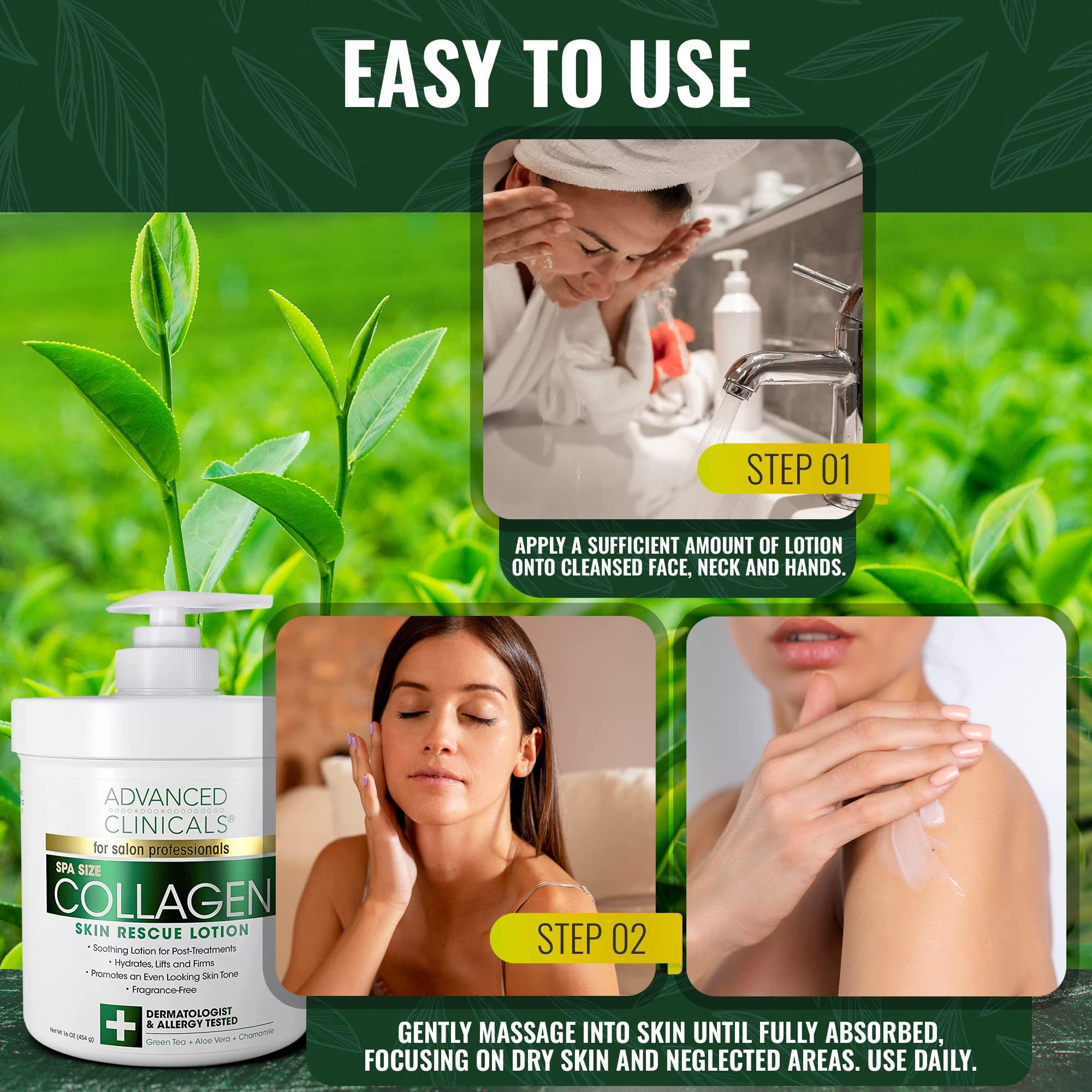 Advanced Clinicals Advanced Clinicals Collagen Skin Rescue Lotion