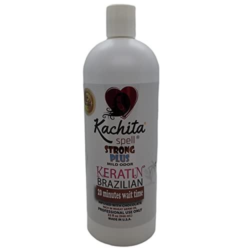 Kachita Spell Kit NEW Brazilian Keratin Blowout Treatment Kachita Spell Chocolate 32 fl oz + Shampoo Conditioner for Keratin Treatments