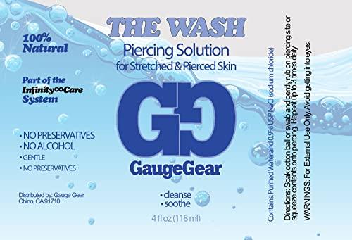 Gauge Gear Gauge Gear Premium Stretched Ear Care Kit | Piercing Aftercare and Stretched Skin Care | Stretching Balm, Daily Oil