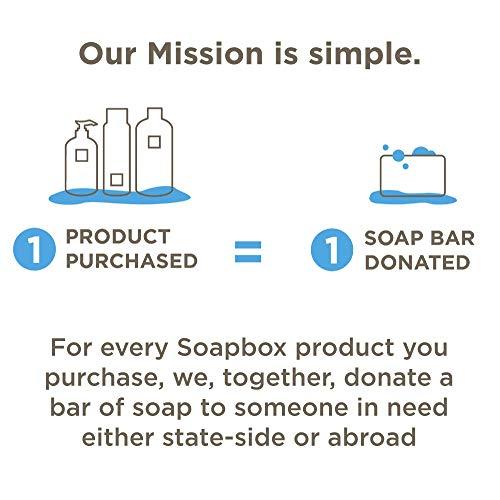 Soapbox Soapbox Liquid Hand Soap, Meyer Lemon & Tea Leaves - Gentle, Moisturizing Hand Cleanser, Vegan, Cruelty Free Hand Soap for Bathroom and Kitchen, 12oz Pump Bottles (Pack of 3)