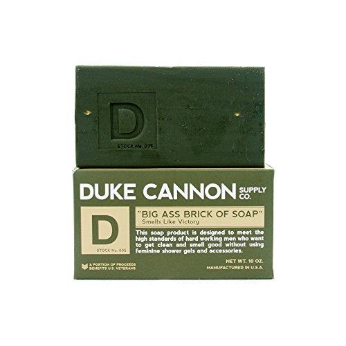Duke Cannon Supply Co. Duke Cannon Big Brick of Bar Soap for Men - Smells Like Victory, 10 Ounces (Pack of 2)