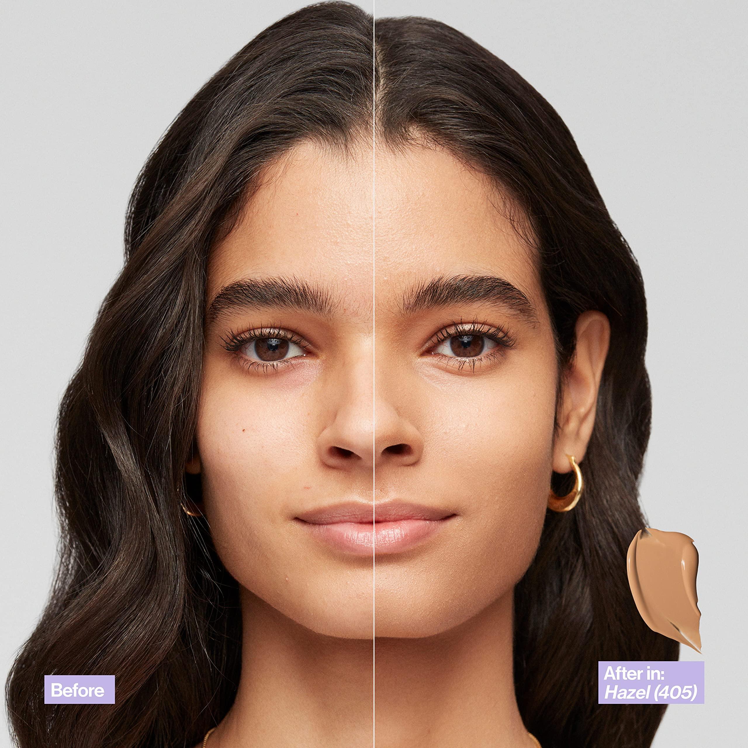 REVLON Revlon Illuminance Skin-Caring Liquid Foundation, Hyaluronic Acid, Hydrating and Nourishing Formula with Medium Coverage, 301 Cool Beige, 1 fl oz