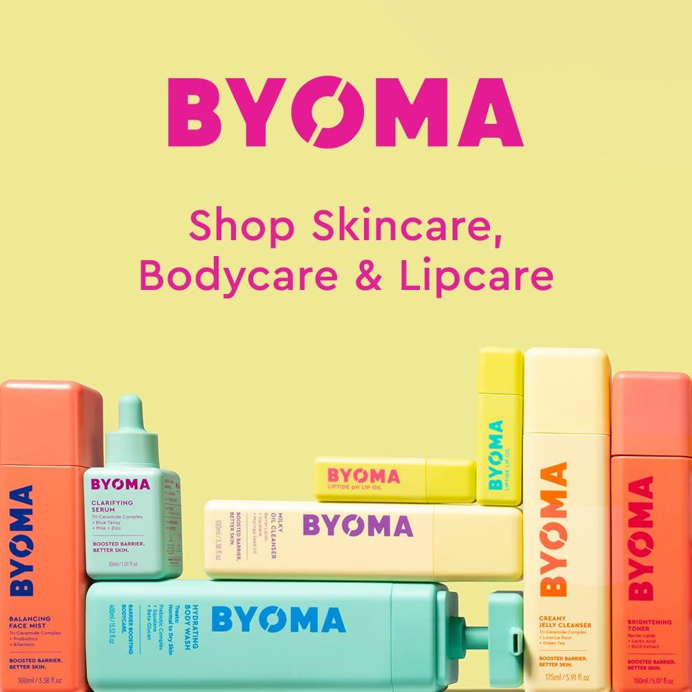 BYOMA BYOMA Milky Oil Cleanser - Hydrating Facial Cleanser for Skin Barrier Repair - Tri-Ceramide Face Wash for Sensitive Skin & All Skin Types - Deeply Hydrated Skin, No Oily Residue - 3.38 fl oz