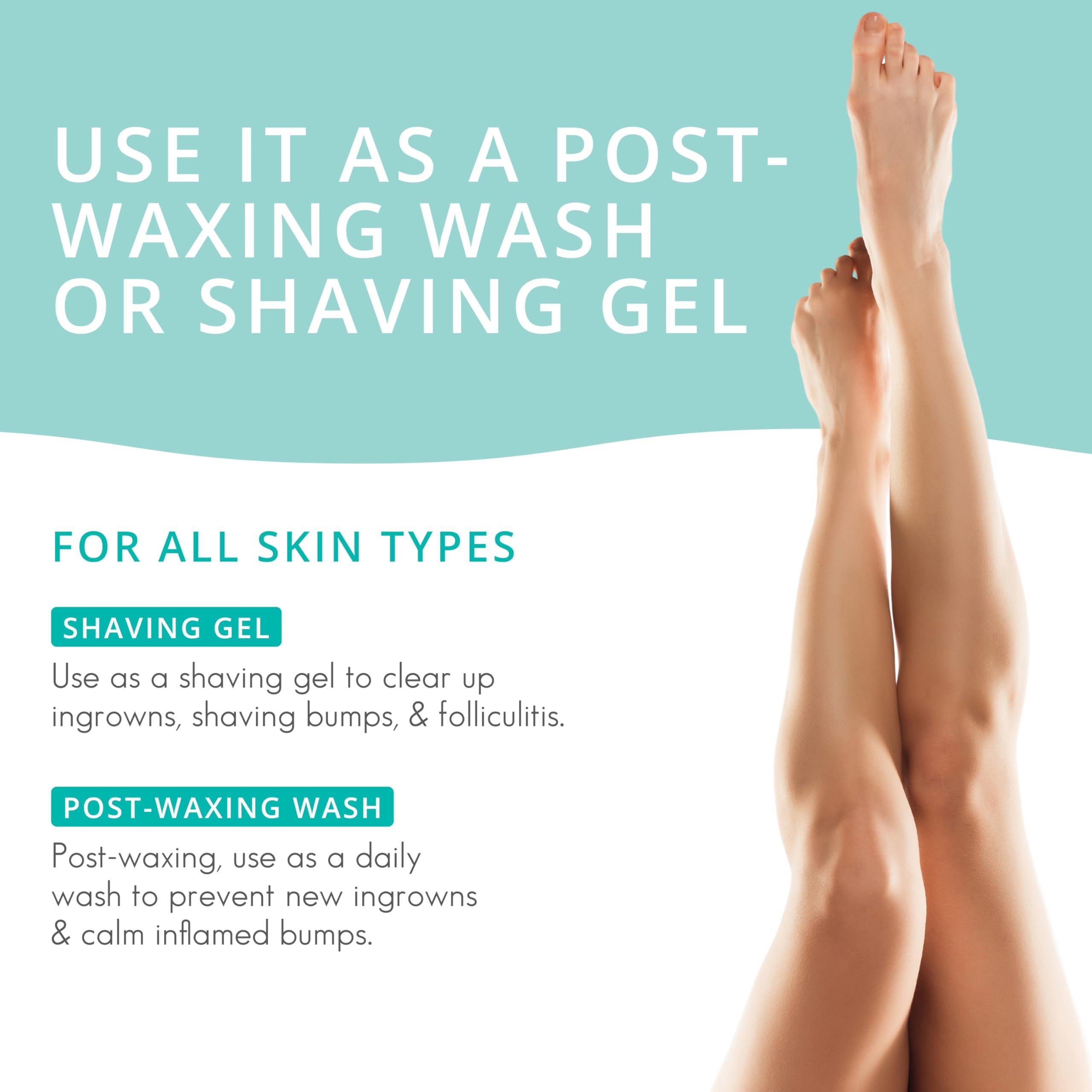 Almond Clear Almond Clear Face & Body Wash | Skin Care for Acne and Folliculitis-Prone Skin - Gentle Acne Face & Body Wash, Exfoliating Cleanser with Mandelic Acid | 17.25 oz