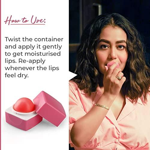 RUP RUP Lily Flavour Lip Balm for Women Dark Olive Oil, Jojoba Oil & Shea Butter | Pink Lip Balm for Girls & Kids | Dry & Chapped Lips Care | 100% Organic, Paraben & Sulphate Free Lip Gloss - 10 gm