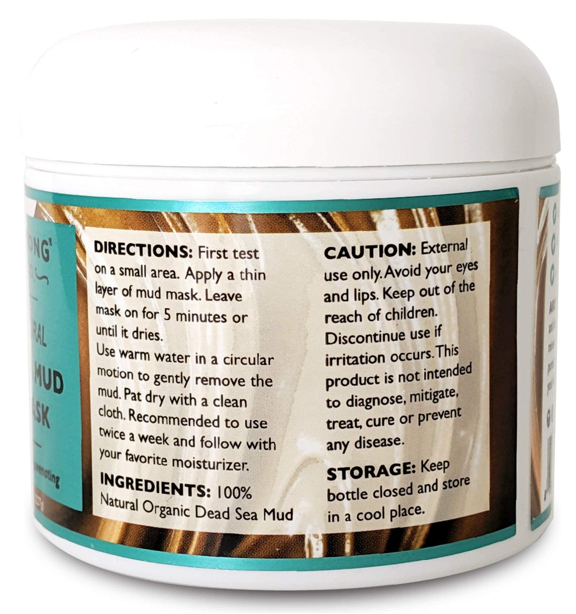 Aromasong Dead Sea Bath Salt 19 LB Fine Grain in Bulk Resealable Bag with 100% Pure Dead Sea Mud Mask - 5 Minute Mask for Face and Body Skincare