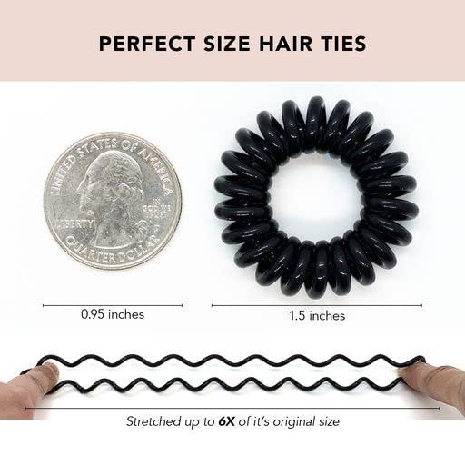 Kitsch Kitsch PONYFULL Ponytail Volume Enhancer, Spiral Hair Ties & Creaseless Hair Clips with Discount