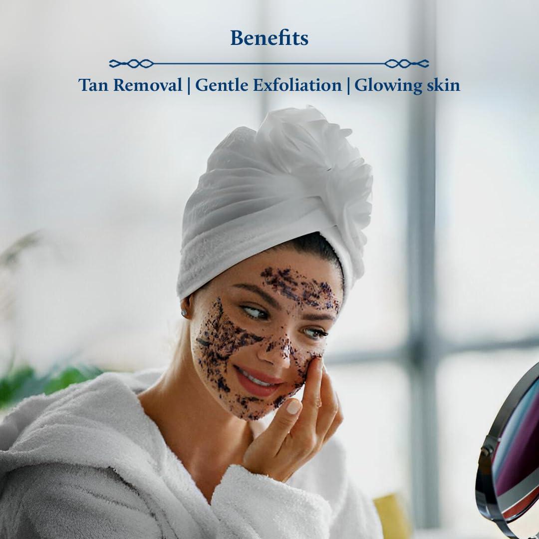 Blue Nectar Blue Nectar Coffee Bean Natural Cleanser, 3-in-1 Cleanser, Face Scrub & Face Pack for Skin Repairing & De tan Removal, 100% Natural with Multani Mitti Powder (3.52 Oz11 Herbs)