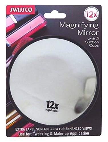 Swissco Swissco Mirror Magnifying 12X With Suction (3 Pack)
