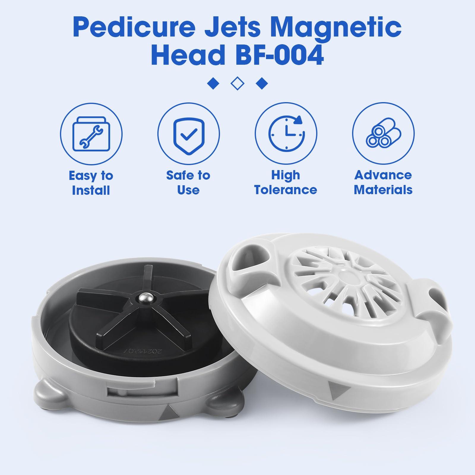 freecat freecat Pipeless Magnetic Jet Head Motor,BF-004 Replacement for LURACO Jet Motor Pedicure SPA Tubs Chair Contains Propeller and Cover