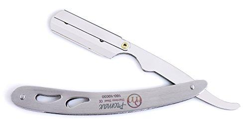 Promax Care ProMax Care Professional Straight Edge Razor-Barber Razor with 300 Derby Blades-Close Shaving Men's Straight Shaving Razor- Barber Shaver-Safety Razor-Stainless Steel-160-10033