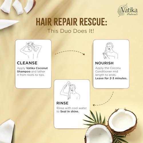 Vatika Naturals Dabur Vatika Naturals Shampoo and Conditioner Set (Coconut)