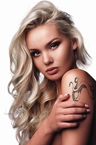 Dopetattoo Dopetattoo 6 Sheets Temporary Tattoo Octopus Tentacles Fake tattoos Hand Tattoo design for Man Woman Adults teens