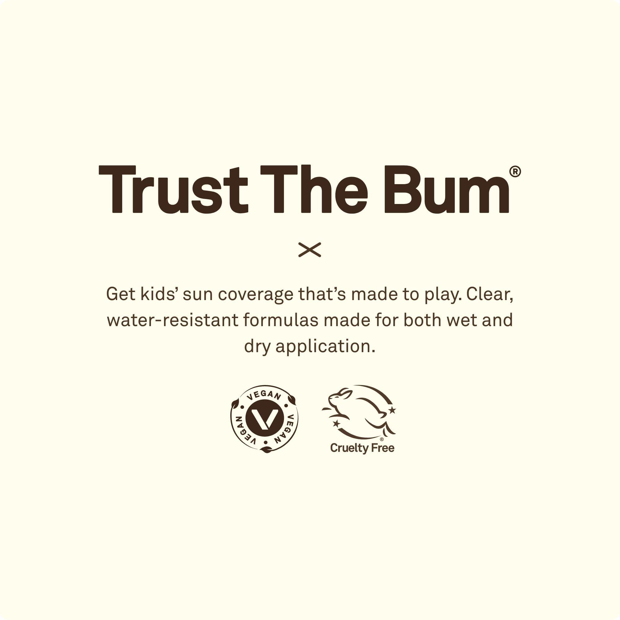 Sun Bum Sun Bum Kids SPF 50 Clear Sunscreen Face Stick | Wet or Dry Application | Hawaii 104 Reef Act Compliant (Octinoxate & Oxybenzone Free) Broad Spectrum UVA/UVB Sunscreen | 0.53 oz (Pack of 2)