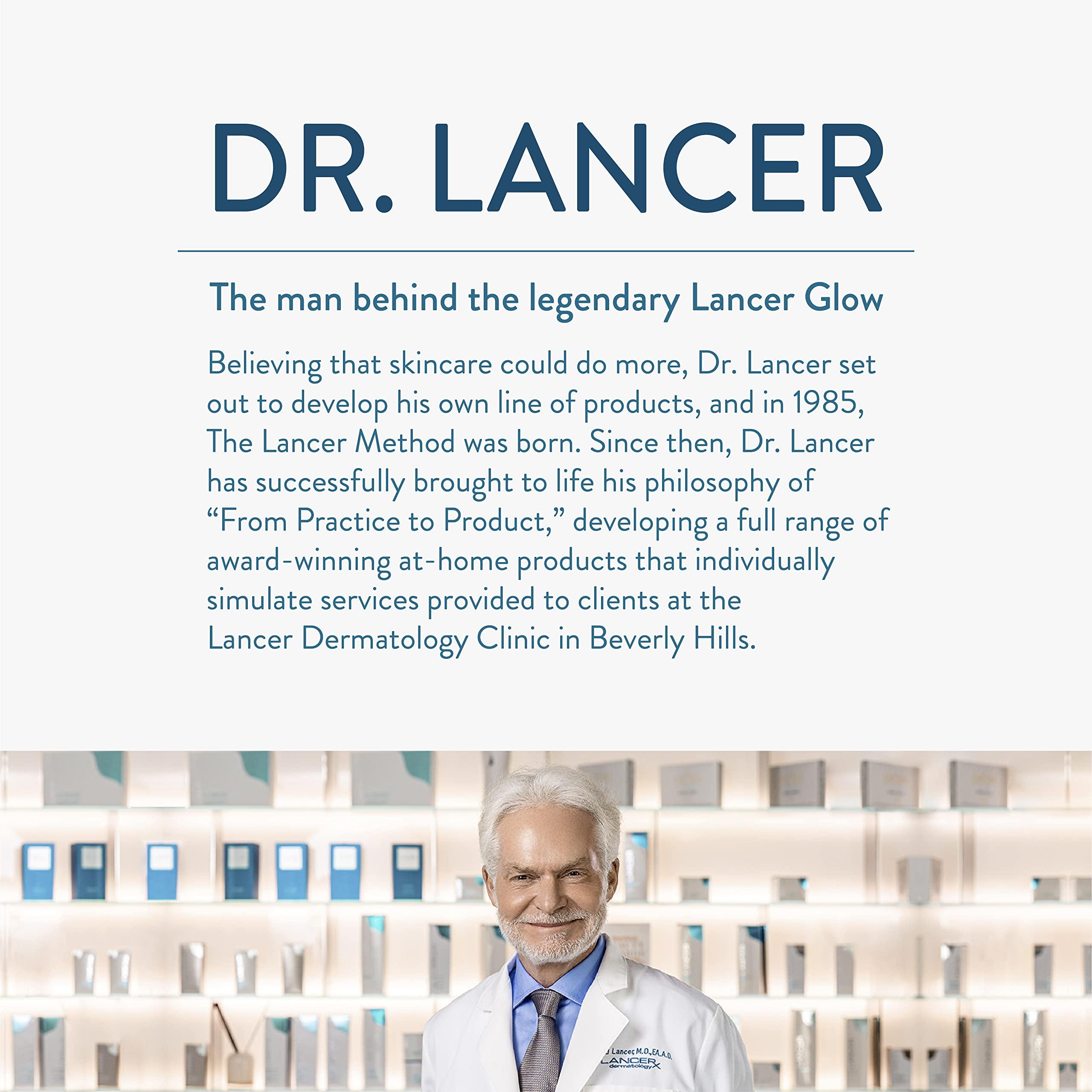 Lancer Lancer Skincare The Method Intro Kit, 3-Step Facial Exfoliator, Cleanser, and Moisturizer Kit for Oily or Congested Skin