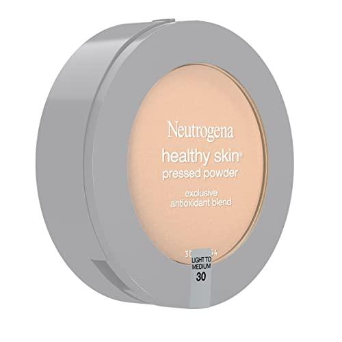 Neutrogena Neutrogena Healthy Skin Pressed Makeup Powder Compact with Antioxidants & Pro Vitamin B5, Evens Skin Tone, Minimizes Shine & Conditions Skin, Light to Medium 30.34 oz (Pack of 2)
