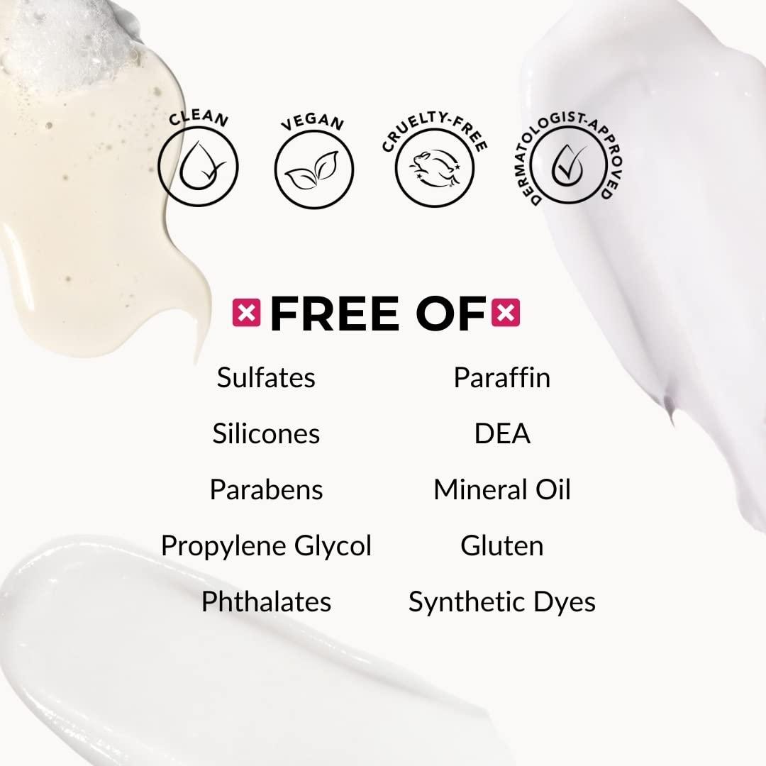 Love Ur Curls Love Ur Curls Shampoo & Conditioner Set with All in One Curl Cream Styler for Wavy Hair, 3 Step System to Repair and Moisturizing