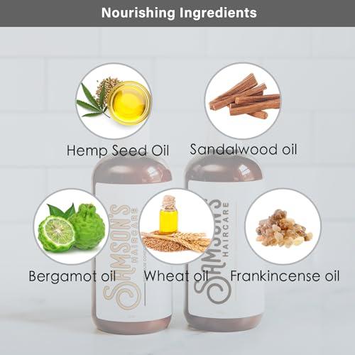 SAMSON\'S HAIRCARE SAMSON\'S HAIRCARE Lathering Shampoo, Safe Ingredients, Skin and Color Safe pH Level, 12oz