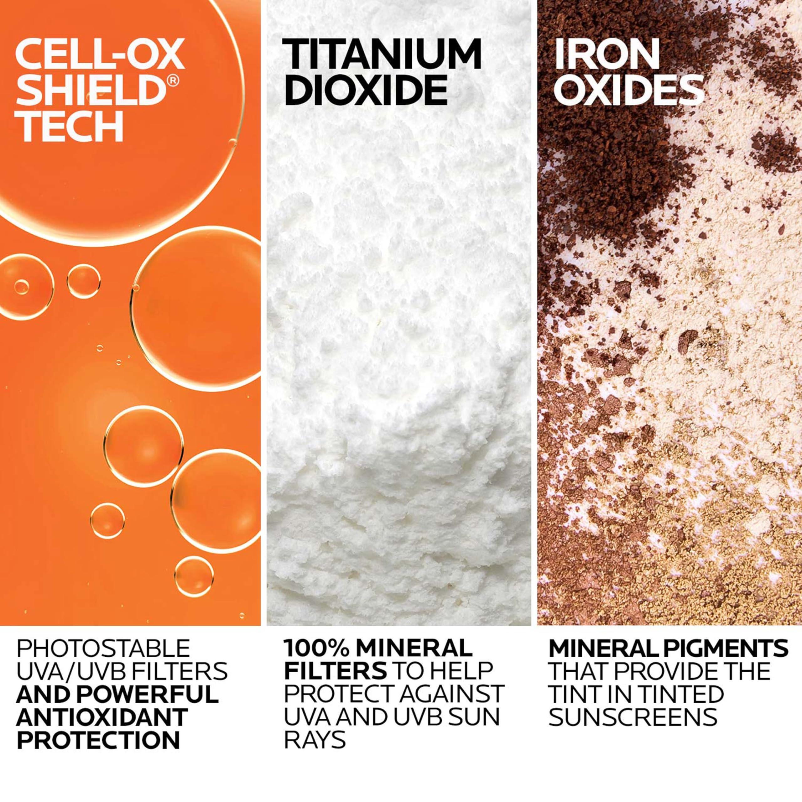 La Roche-Posay La Roche-Posay Anthelios Tinted Sunscreen SPF 40+, Broad Spectrum SPF + Antioxidants, Titanium Dioxide & Zinc Oxide Sunscreen, 4 Flexible Shades With No White Cast, Oil Free & Oxybenzone Free