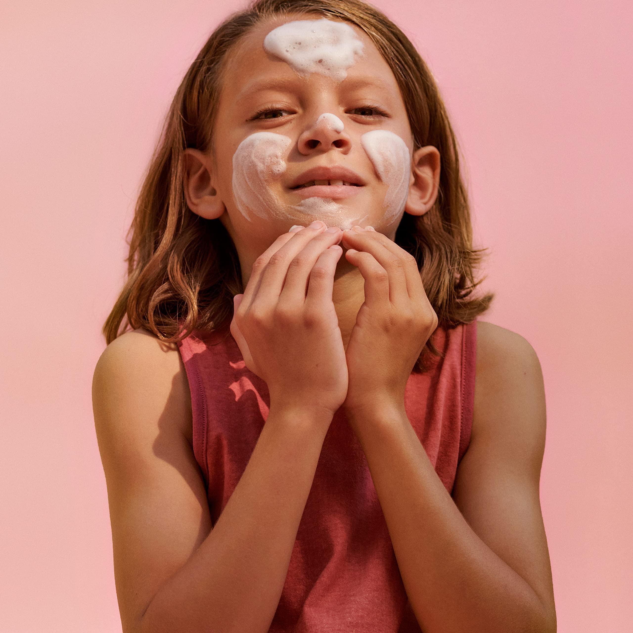 Evereden Evereden Kids Face Wash: Fresh Pomelo, 1.7 oz. & Kids Lip Balm, 0.13 oz | Clean and Non-Toxic Kids Products | Multi-Vitamin Skin Care for Kids