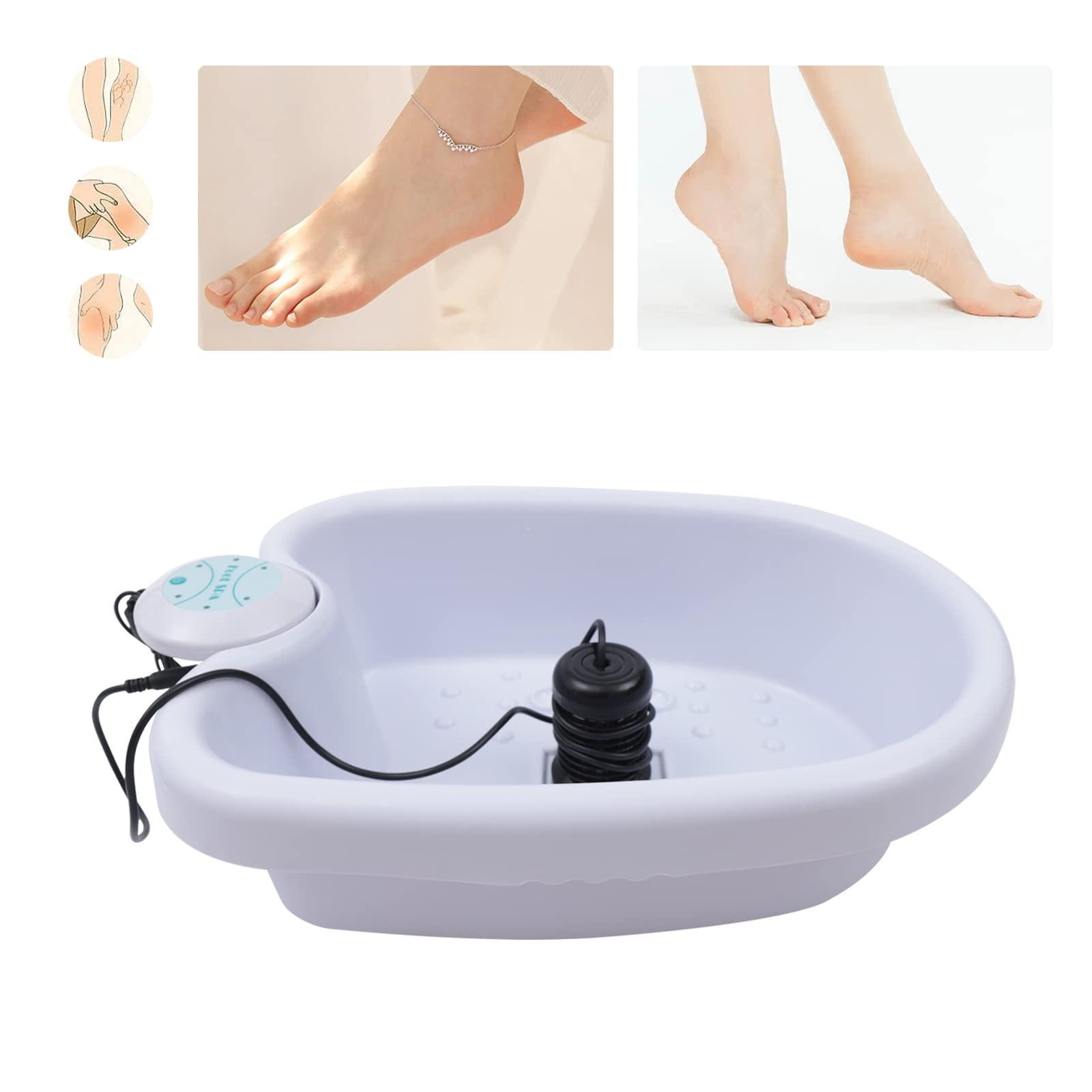 BAIODNB BAIODNB Ionic Foot Bath Detox Machine, Pedicure Foot Spa Bath Detox Foot Spa System for Home Use,Ionic Cleanse Detox Foot Bath Spa Machine with Foot Bath,2 Ionic Spa Arrays Foot Soaking Tub