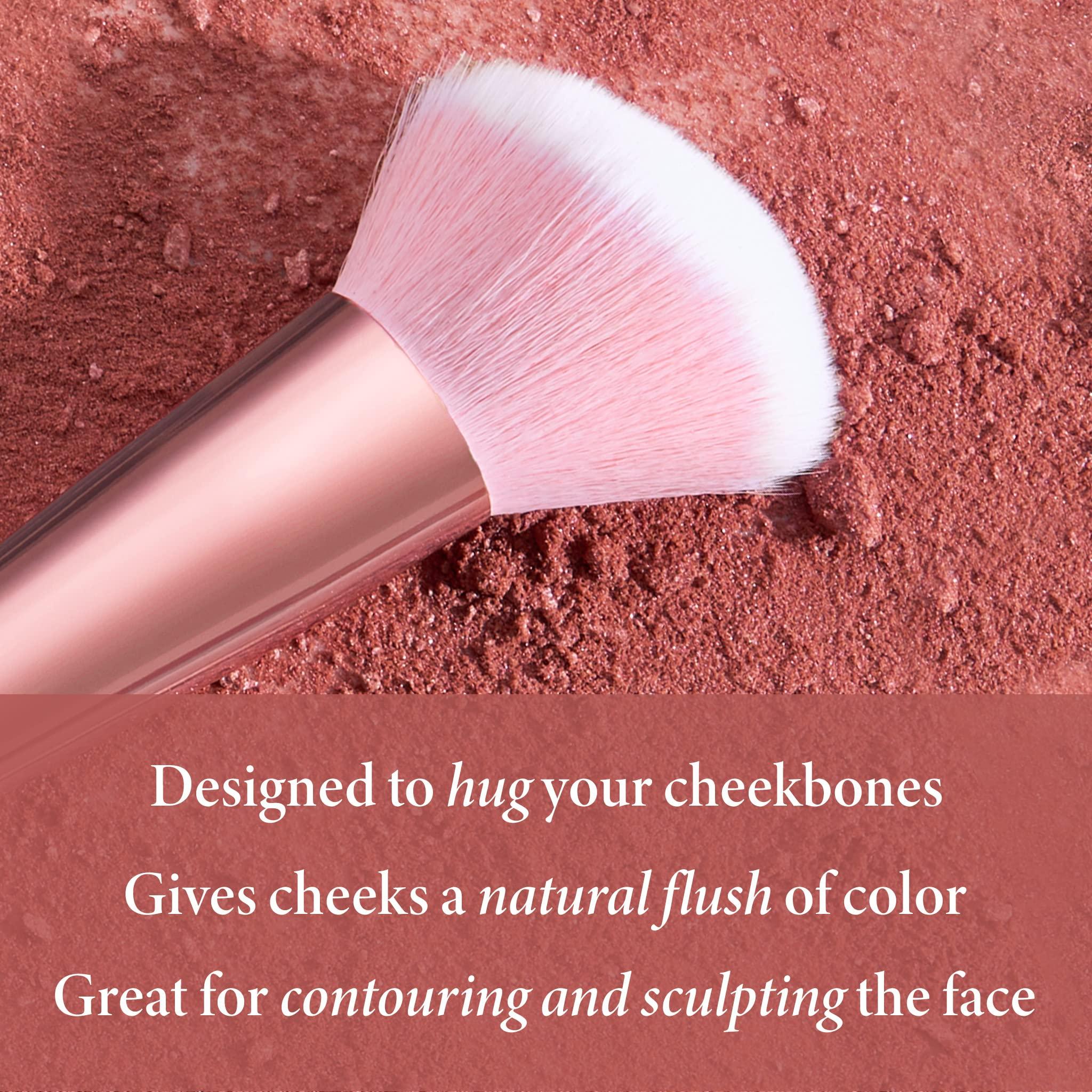 LAURA GELLER NEW YORK LAURA GELLER NEW YORK Baked Blush-n-Brighten Marbleized Blush + Angled Blush Brush (02 Pink Buttercream, 47mm)