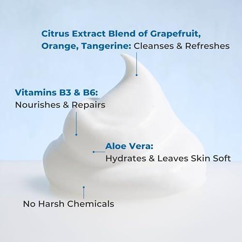 Nurture Valley Nurture Rinse Free Waterless Foaming Cleanser | Women, Camping, Elderly & Hospital Care | Waterless Shower & Bath Wash w/Aloe for Sensitive Dry Skin