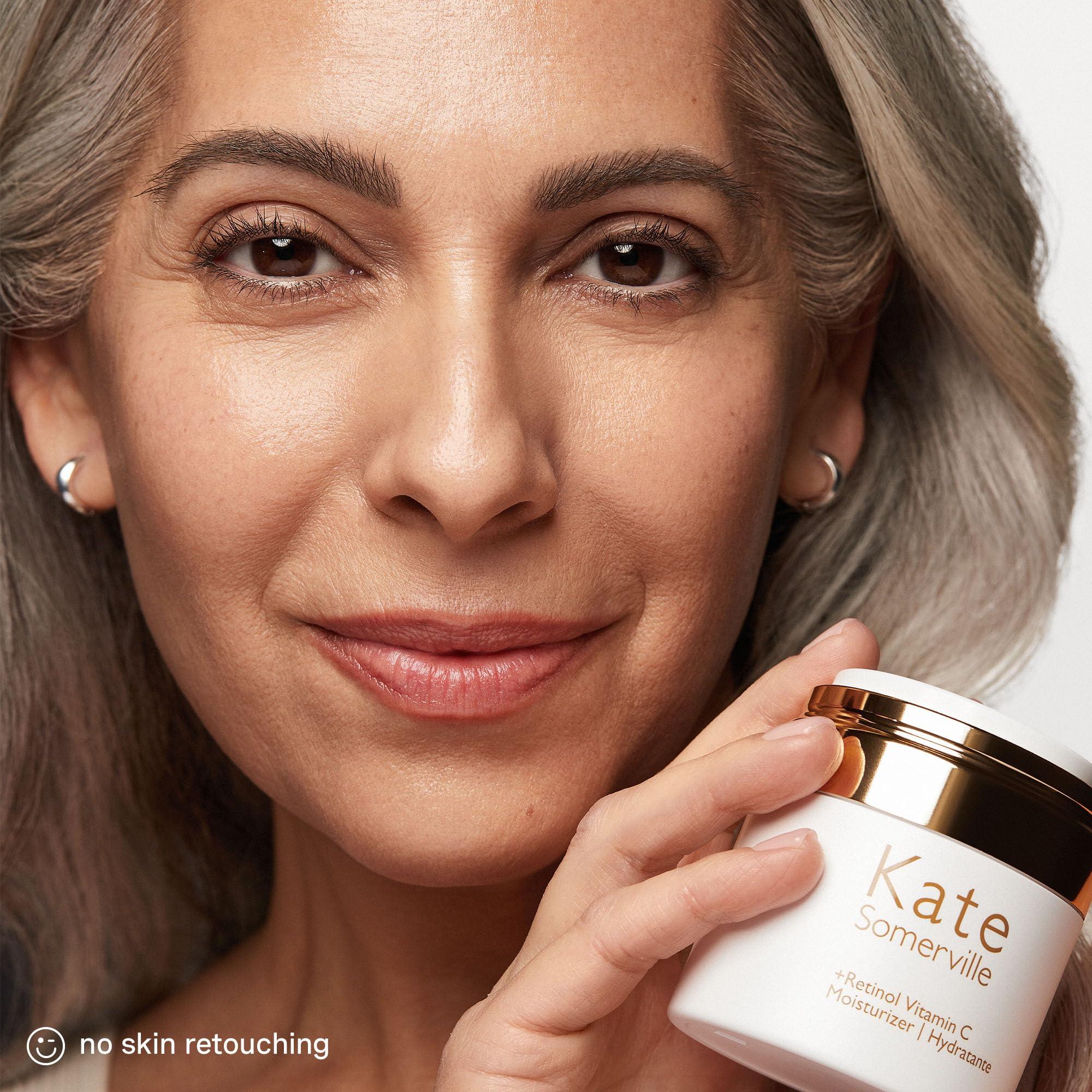 Kate Somerville Kate Somerville Retinol Vitamin C Moisturizer – Anti-Aging Overnight Face Cream Brightens, Firms and Smooth Skin, 1.7 Fl Oz