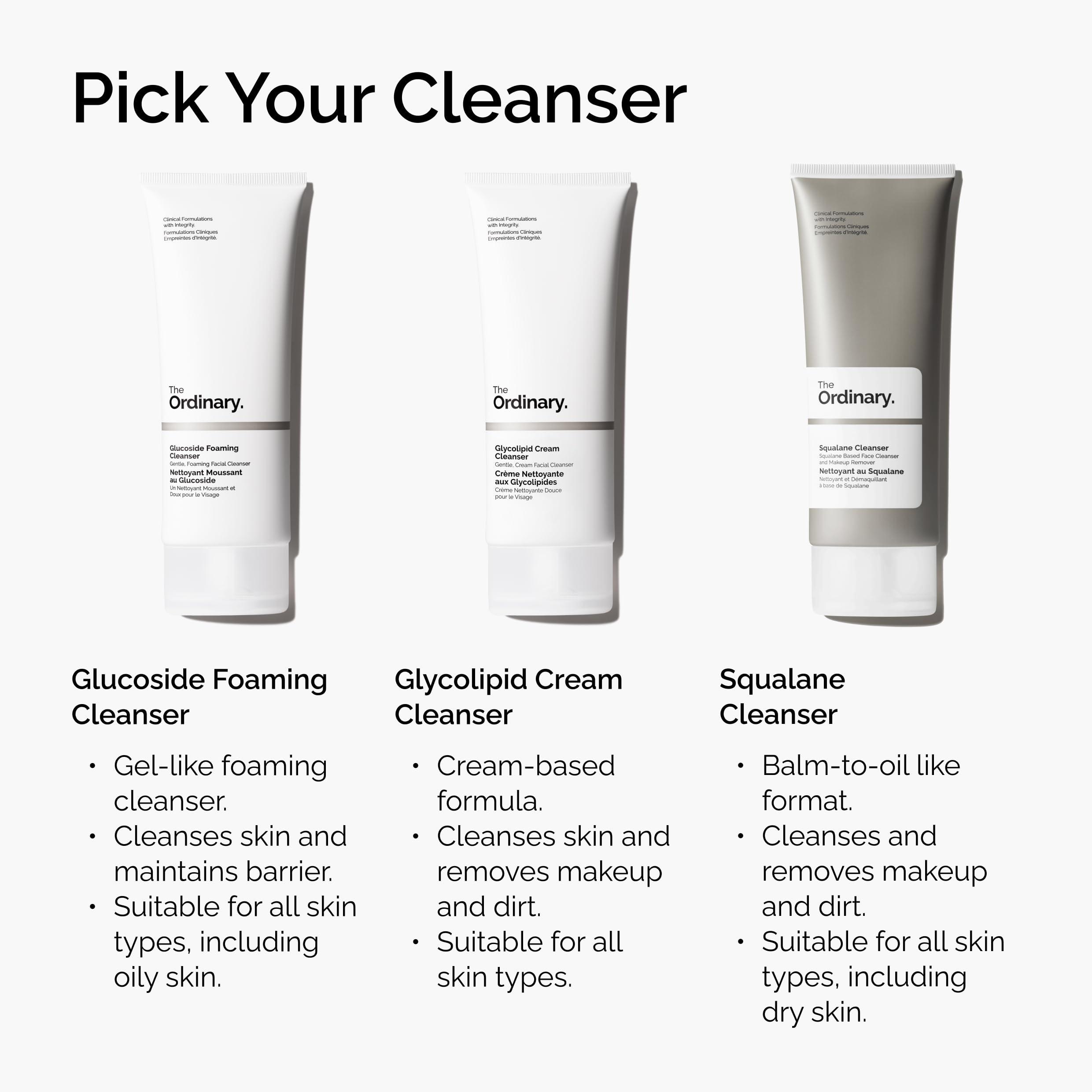 The Ordinary The Ordinary Squalane Cleanser, Hydrating Makeup Remover, Supports Moisture Barrier, 5.1 Fl Oz