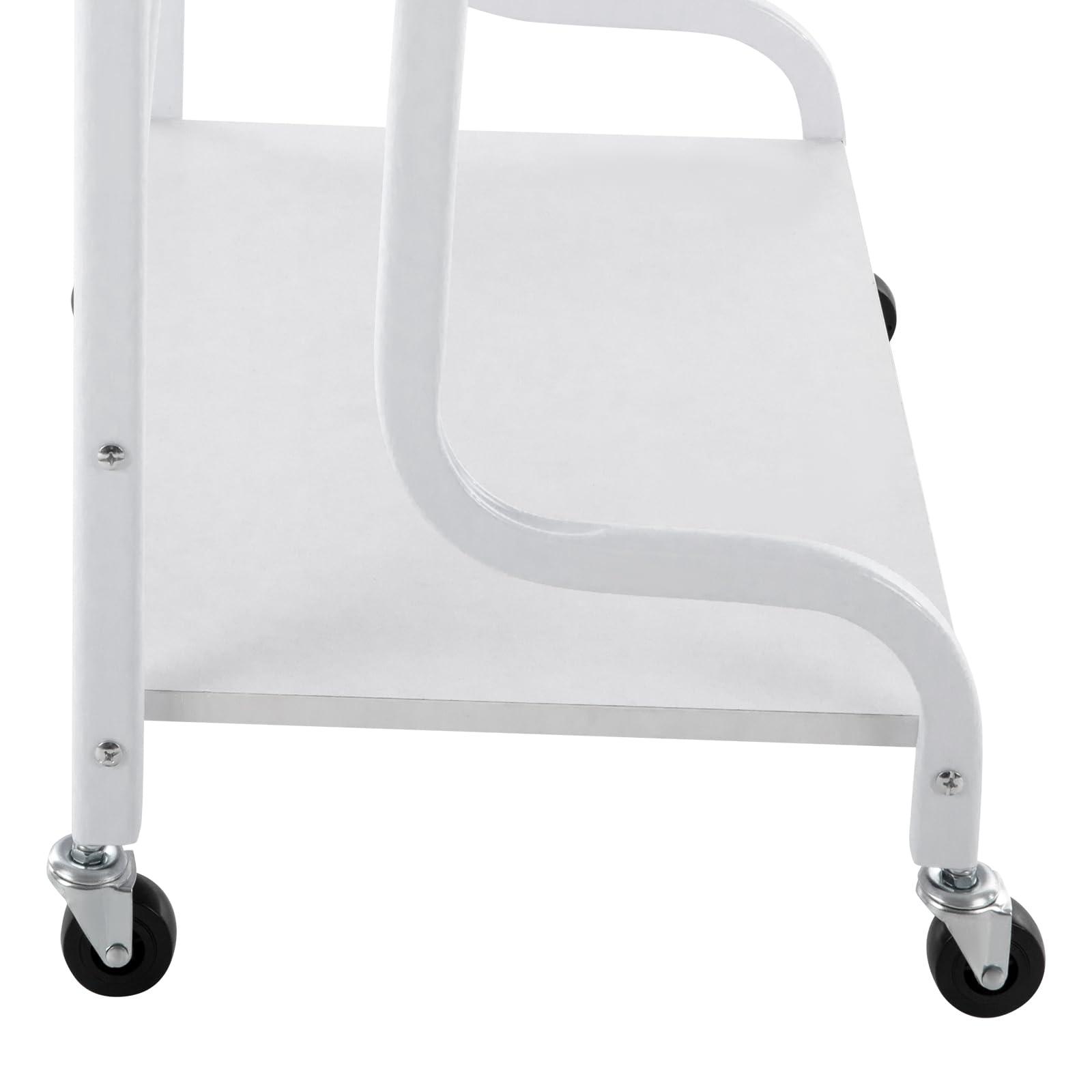 GXFCHYL GXFCHYL Pedicure Foot Rest Cart Pedicure Stool Beauty Salon Nail Or Foot Bath Spa Portable Esthetician Trolley Pedicure Manicure Footrest Portable Pedicure Station Pedicure Chair (White)