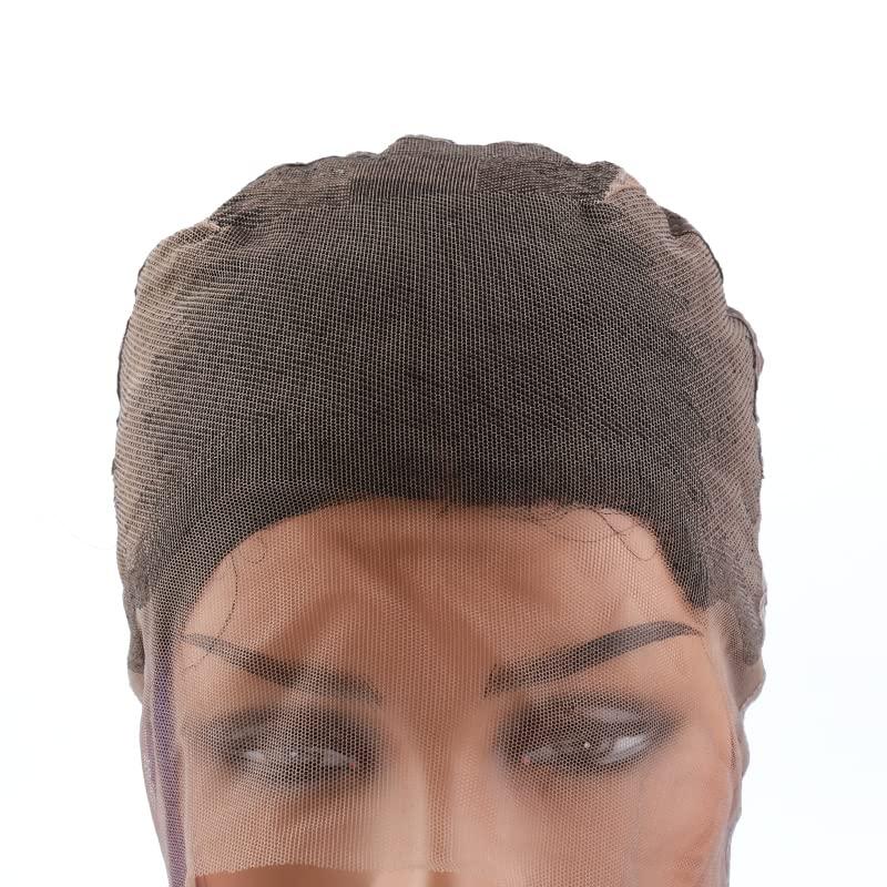 sent hair sent hair Ombre Full Lace Wigs Human Hair with Adjustable Strap Straight #1B/Purple Dark Roots Wigs with Baby Hair Pre Plucked Bleached Knots 12 inch for Black Women Free Part