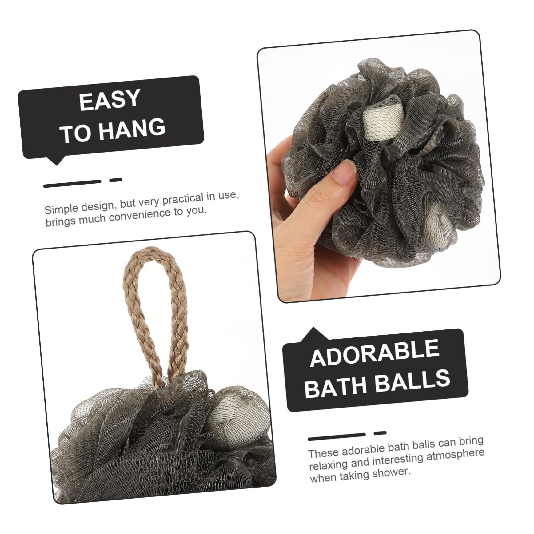 Beavorty Beavorty 4pcs Bath Cleaning Sponges Scrubber Bath Sponge Loofah Cleaning Supplies Body Wash Sponge Shower Supply Bathroom Supplies Exfoliating Bathing Balls Bath Supply or