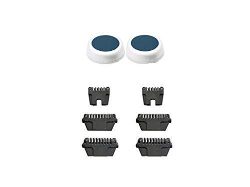 USonline911 Replacement Thermicon Refill Tips + 2 Small Buffer Refills for NONO Hair Removal Epilator 8800 MINI Pro 3 and Pro 5 (4 Wide &2 Narrow)