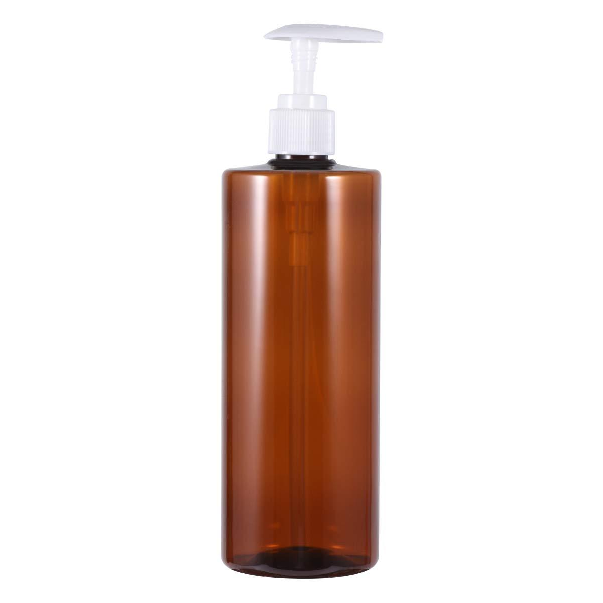 Beaupretty Beaupretty Brown Bottles 2pcs Shampoo Dispenser Liquid Bottle Shampoo Bottle Heart-Shaped Shampoo Bottles