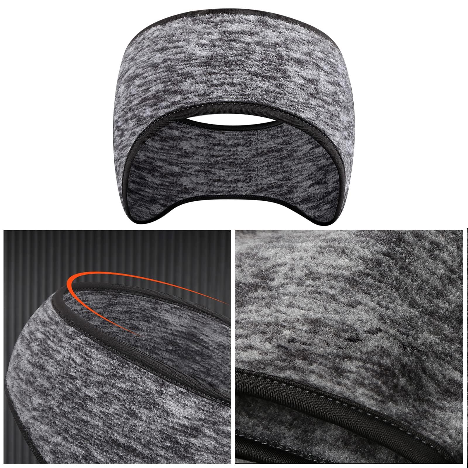 SAVITA SAVITA 2 x Sports Headband Winter Anti-Sweat Ear Cover for Men, Women Running Ear Muffs Ear Warmer for Cold Weather