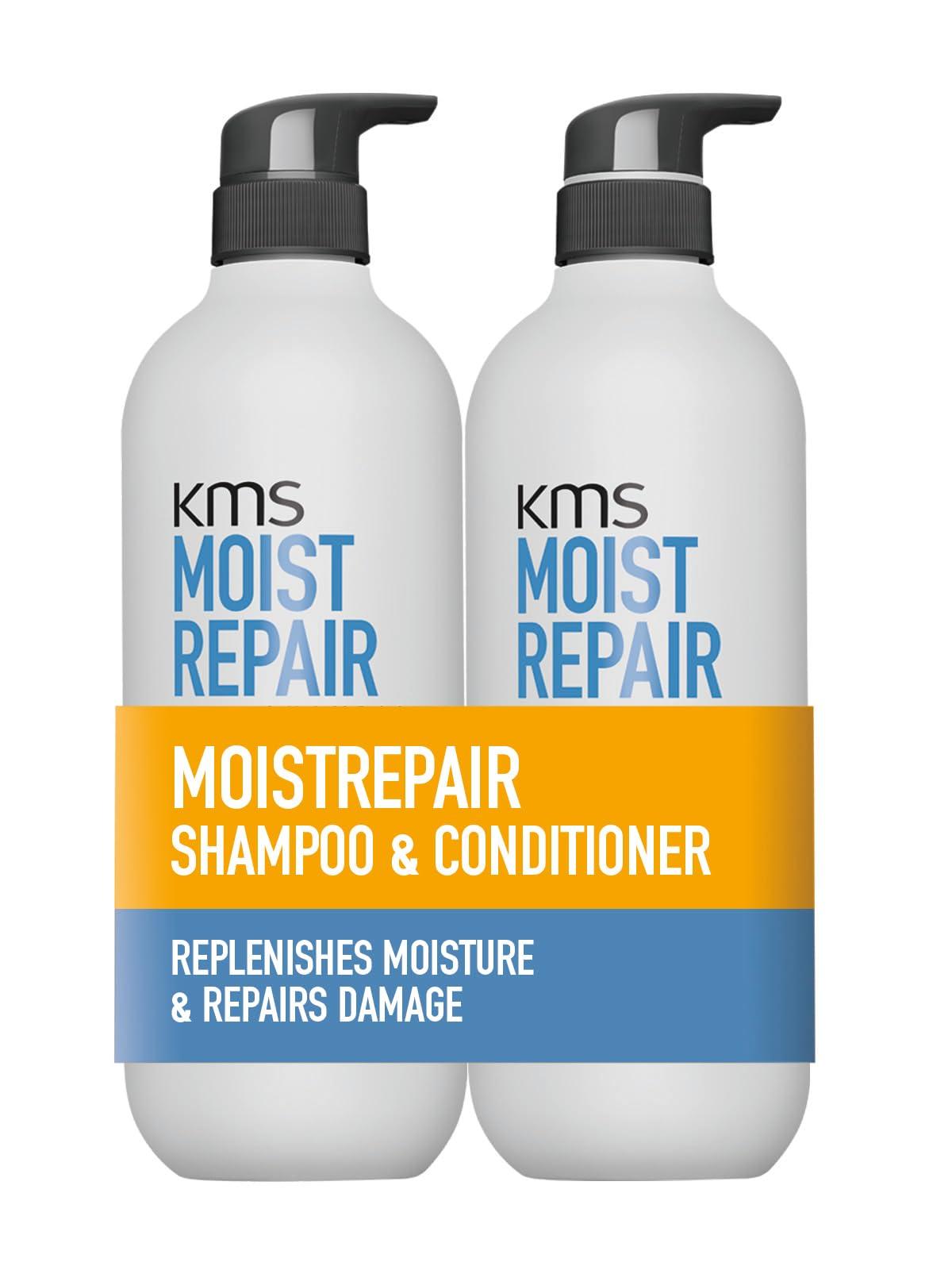 KMS KMS MOISTREPAIR Moisturizing Shampoo & Conditioner Liter Duo, 25.3 oz