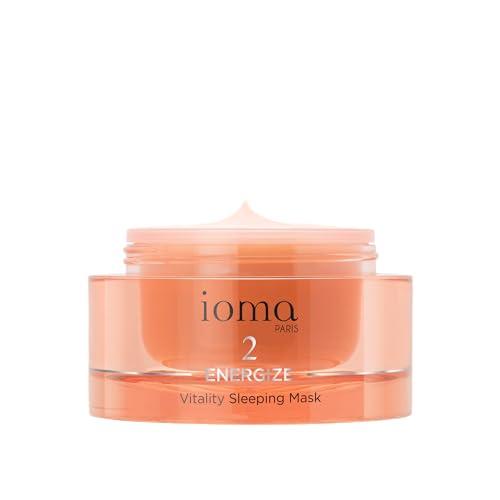 IOMA Ioma Paris - ENERGIZE Vitality Sleeping Mask - Moisturizing and Oxygenating Face Mask Treatment for Overnight Glow, (50g)