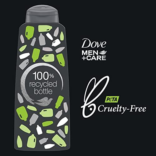 DOVE MEN + CARE DOVE MEN + CARE 2 in 1 Shampoo and Conditioner For Healthy-Looking Hair Lime + Cedarwood Naturally Derived Plant Based Cleansers 20.4 oz 3 Count