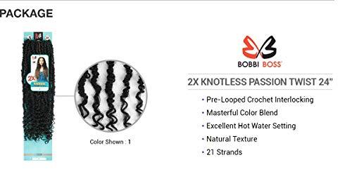 BOBBI BOSS Bobbi Boss Crochet Braids Knotless Passion Twist 24" 2X (1-pack, 1)