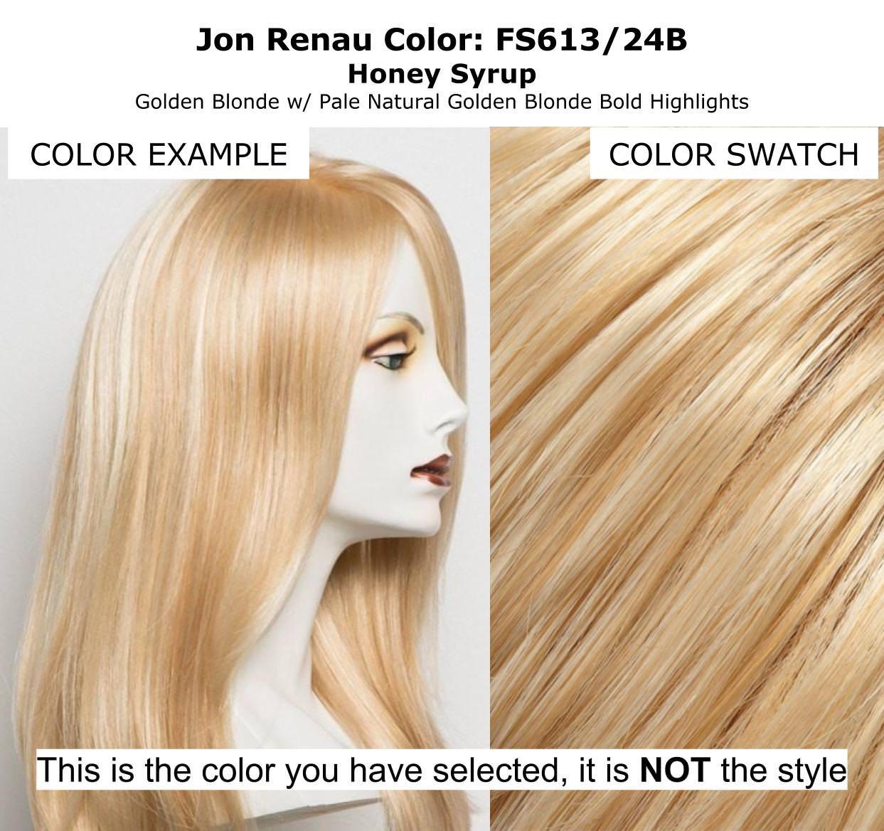 Jon Renau & Christy\'s Wigs Bundle - 4 items: Zara Wig by Jon Renau, Christy\'s Wigs Q & A Booklet, BeautiMark Synthetic Shampoo & Wide Tooth Comb - Color: FS613/24B