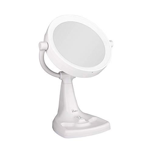 Zadro Zadro 11" Fluorescent Lighted Makeup Mirror with 10X/1X Magnification and Tray