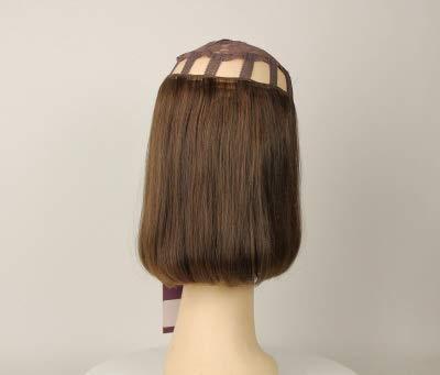 Freeda Wigs Freeda European human hair wig - Hat Fall Avalon Light Brown with Blended Lowlights and Highlights Size X-L 11\'\'