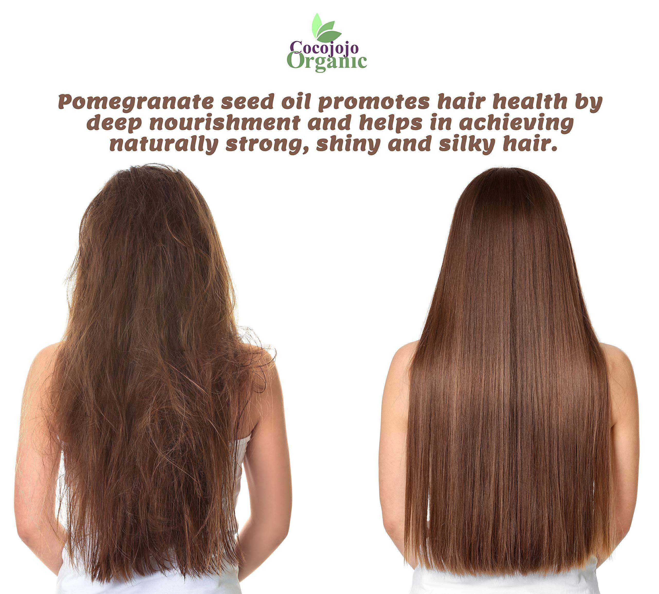 cocojojo cocojojo Pomegranate Oil Pure Seed Oil Cold Pressed 32 oz Refined Skin Hair Nails Cuticles